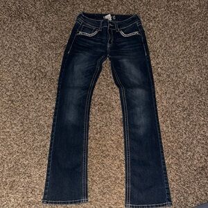 Stylish Dark Wash Denim Jeans